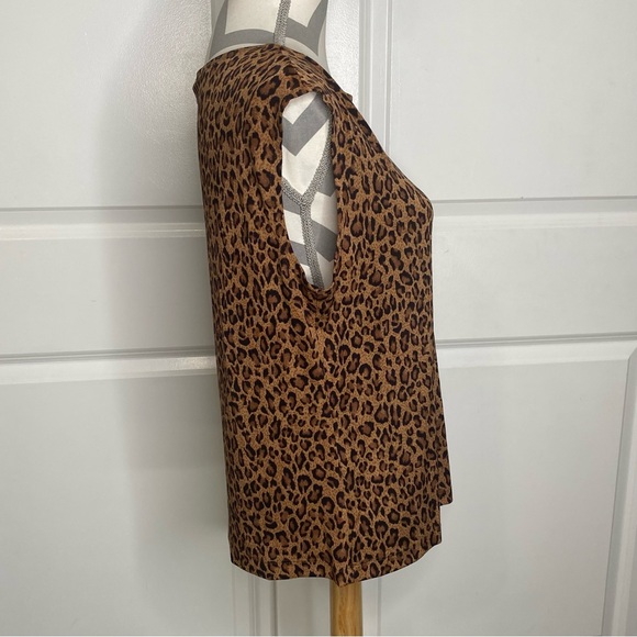 Coldwater Creek Medium Animal Print Blouse - Picture 2 of 6